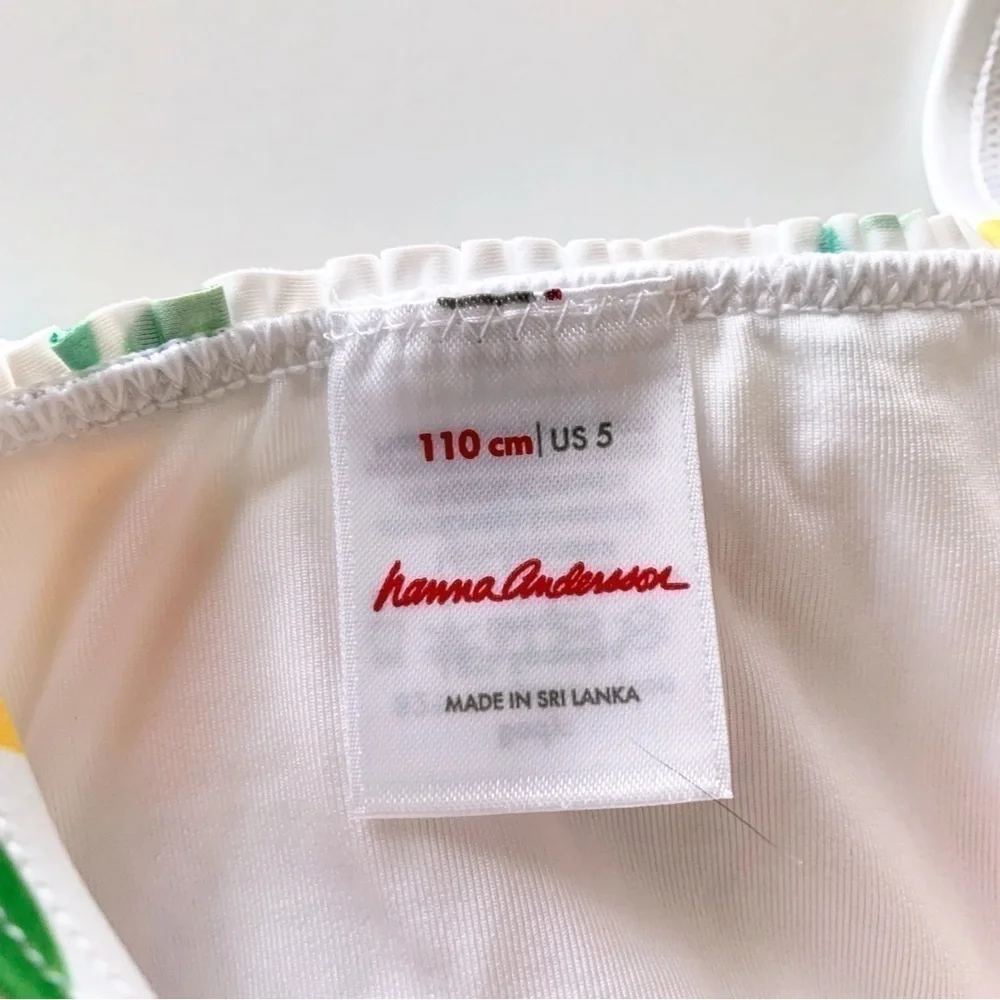 Hanna Andersson Girl Smocked One Piece Suit 5T 5 Years 110 Cm or 6-7 years 120